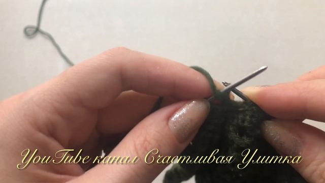 УРОК 88. Узор спицами. Листья папоротника. смотреть онлайн