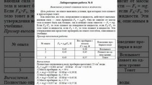 ГДЗ решебник по физике 7 класс А.В. Перышкин М.: Дрофа. Лабораторная работа №8