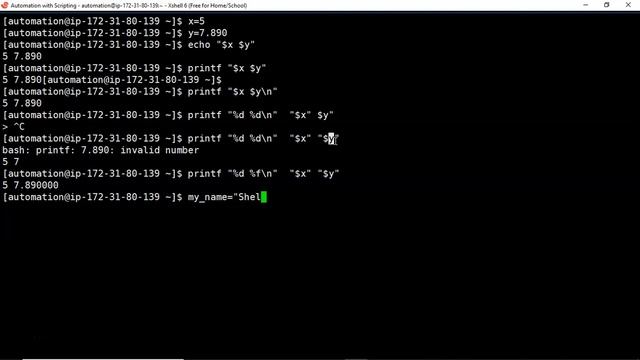complete printf command | Bash Shell Scripting Tutorials | Decorate output with printf command смотреть онлайн