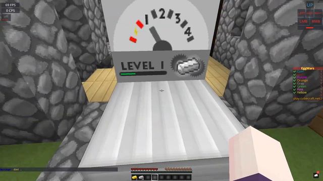 РАЗНОС СЕРВЕРА? ИГРА В EGGWARS НА CUBECRAFT-MINECRAFT. смотреть онлайн