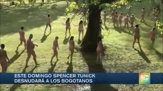 Red Noticias. Spencer Tunick En Bogotá