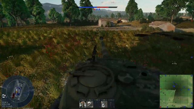 War Thunder Realistic Battle Tiger II (10.5 cm Kw.K) German King of the Hill смотреть онлайн