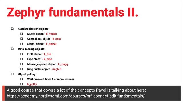 IoT North - Zephyr RTOS in One Hour (Feb 7th 6pm) смотреть онлайн