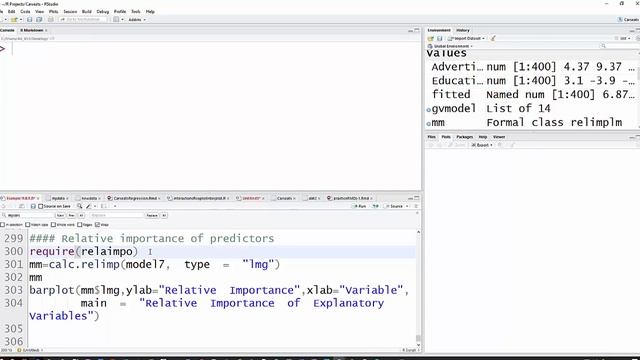 R: Relative importance of predictors in multiple regression смотреть онлайн