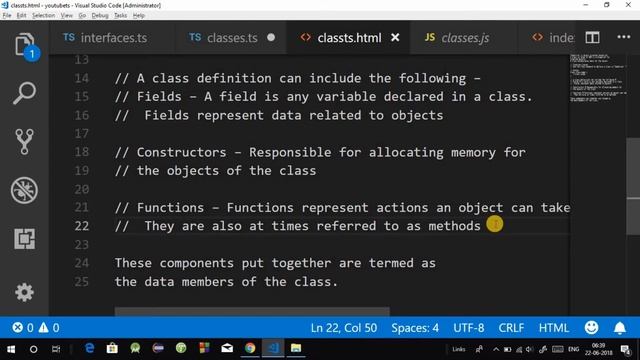 Typescript Tutorial for Beginners in Hindi #8: Classes in Typescript in Hindi смотреть онлайн