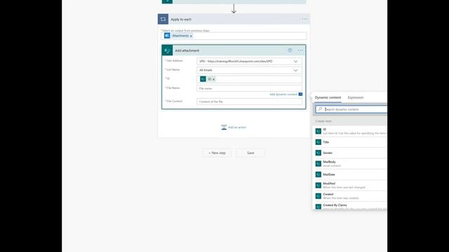 How to save emails with ALL attachments into a SharePoint List using power automate (flow) смотреть онлайн