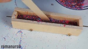 как сделать из пластиковых  крышек ручку