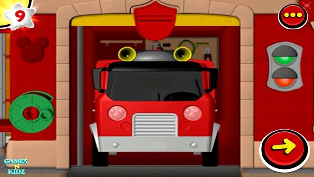 Mickey Mouse Clubhouse - Mickey & Minnie Fire Fighters Fire Truck Rescue - Disney Junior Kids Games смотреть онлайн