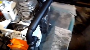 #1 Переделка бензопилы Урал под STIHL (1 завершение, покраска, сборка, общий вид)
