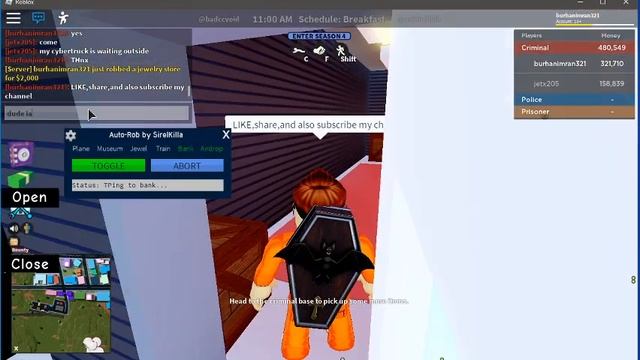 OMG! Script /Jail break Auto Rob Pastebin script 2020/Roblox scipt смотреть онлайн