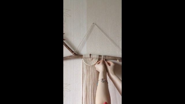 DIY: semicircle macrame, macrame semi-circle | half circle смотреть онлайн