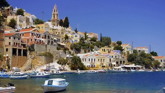 SYMI (Σύμη), Greece ?? ► Travel video, 12 min. HD ► Travel in ancient Greece, ver. 2 смотреть онлайн
