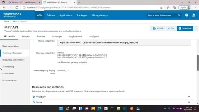Managing resource and method level policies in API gateway 10.x demo || WebMethods || Scope смотреть онлайн