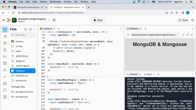 freeCodeCamp - Back End Development and APIs - MongoDB and Mongoose - Solution - Live Stream #3 смотреть онлайн