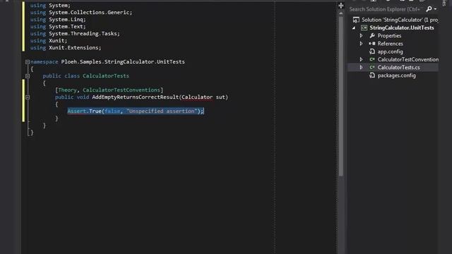 String Calculator kata with AutoFixture. Exercise 1. смотреть онлайн