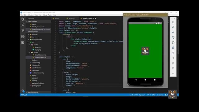React Native Splash Screen (Part 2) (Animation Slide Show With Logo) смотреть онлайн
