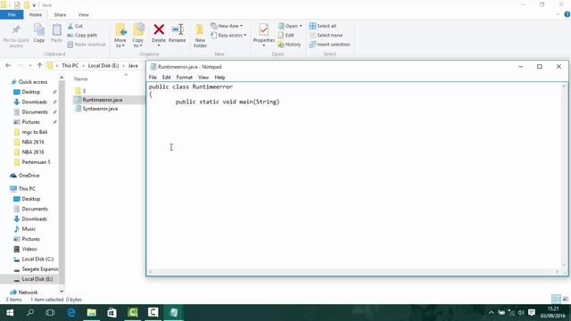 tugas3-Tutorial Syntax Error,Runtime Error dan penggunaan variable di java смотреть онлайн