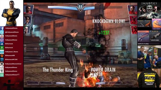 Injustice Gods Among Us iOS Kahndaq Black Adam Level 50 Elite VII смотреть онлайн