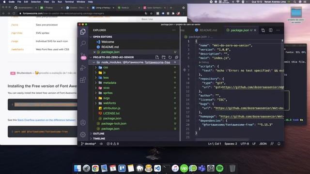 COMO USAR O NPM PARA CRIAR SEU AMBIENTE - MINI CURSO #1 (gratis) смотреть онлайн