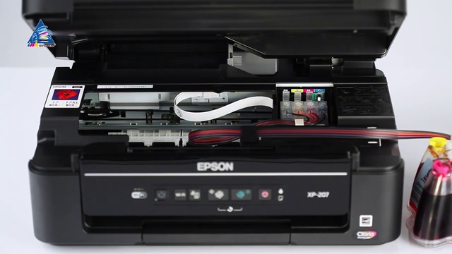 Установка СНПЧ на МФУ Epson Expression Home XP-207