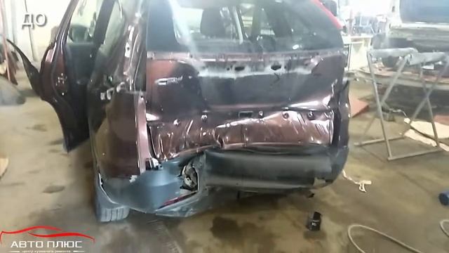 Honda CR-V до/после ремонта смотреть онлайн