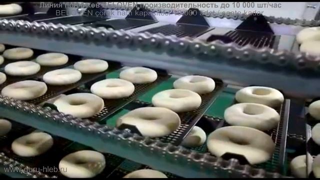 Линии пончиков BELOVEN 2000-10.000 шт/час смотреть онлайн