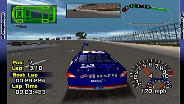THIS ISN'T DARLINGTON...NASCAR Thunder 2002 PS1 Episode 3 / Thunder Cards 1 смотреть онлайн