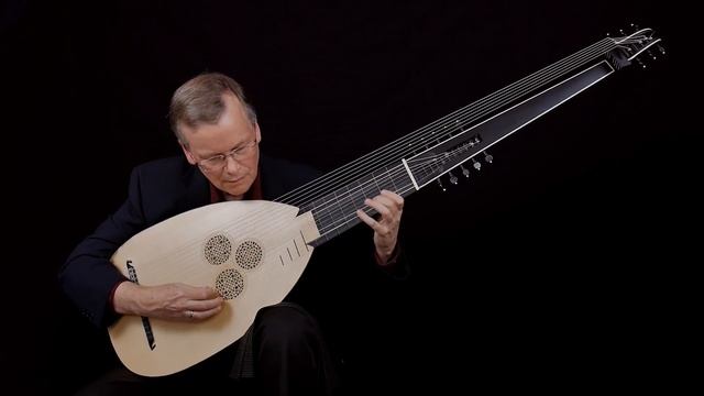 J.S. Bach: Prelude in C Minor "pour le luth" BWV 999; David Tayler, archlute 4K UHD video смотреть онлайн