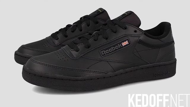 Мужские кроссовки Reebok Club C 85 AR0454 Black/Charcoal смотреть онлайн