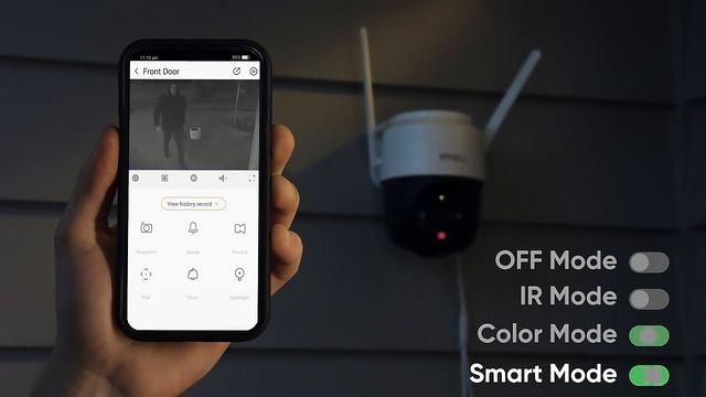 Dahua imou Cruiser Wi-Fi Camera Dual Antenna Outdoor IP67 Weatherproof Audio Recording Camera AI смотреть онлайн
