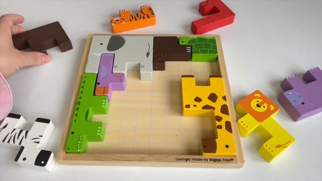 Fun And Educational Animals Puzzle For Kids | Teach Kids Animal Names