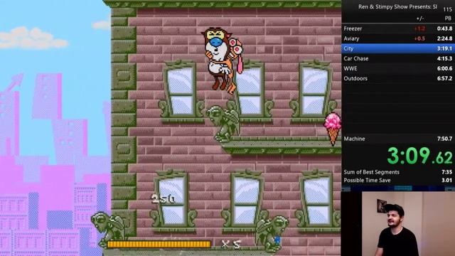 Ren & Stimpy (SEGA) Speedrun Мировой рекорд - Рен и Стимпи (СЕГА) Спидран World .mp4 смотреть онлайн