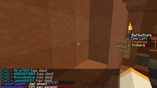 MINECRAFT MINI-GAME: КОВБОИ И ИНДЕЙЦЫ! смотреть онлайн