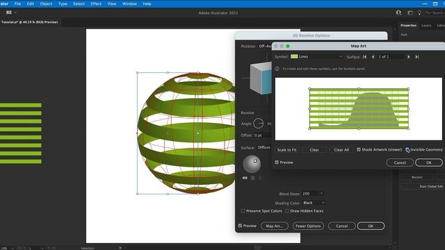 How To Design 3D Logos In Illustrator | Map Art to Any Shape In Minutes! смотреть онлайн