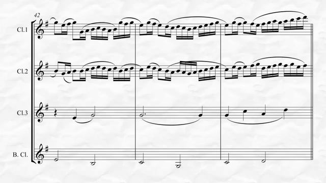 Pachelbel - Canon in D Major (for Clarinet Quartet) смотреть онлайн