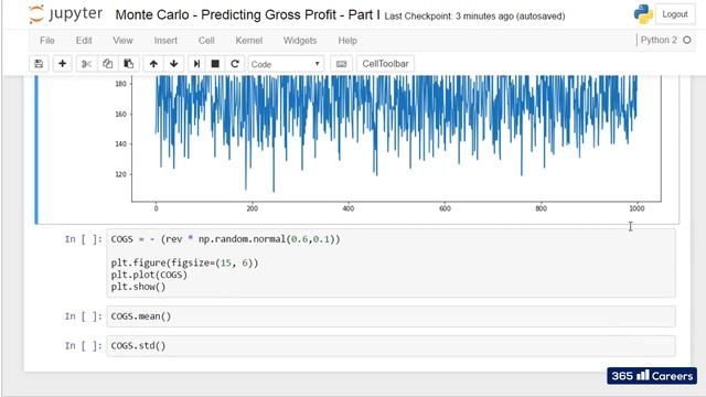 Py 100 Monte Carlo Predicting Gross Profit Part I смотреть онлайн