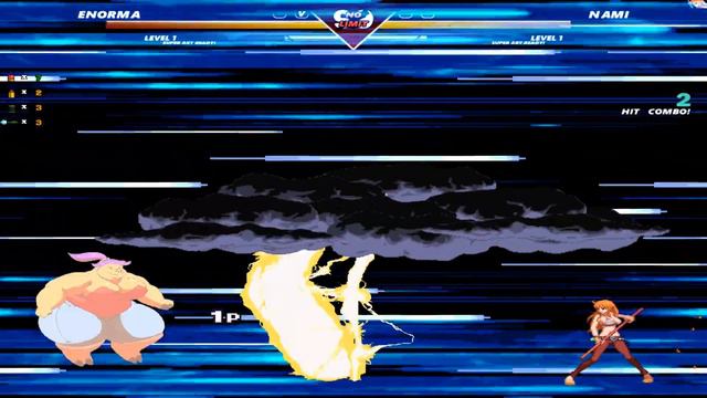 Enorma Vs Nami | Mugen Fighting Games