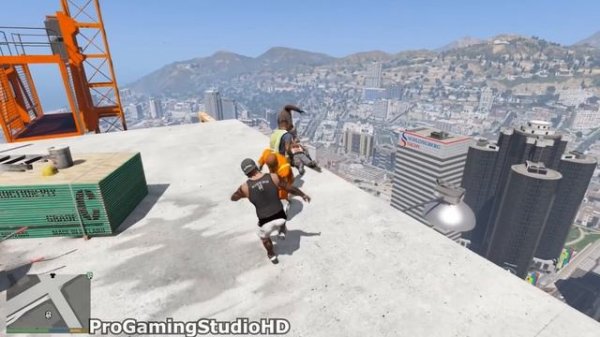 GTA 5 Funny_Crazy Jump Compilation #13 (GTA V Fails Funny Moments)