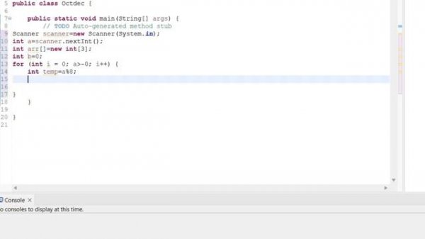 java code for octal to decimal conversion