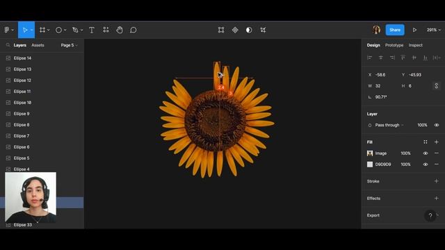 sunflower Hover key | Figma tutorial смотреть онлайн