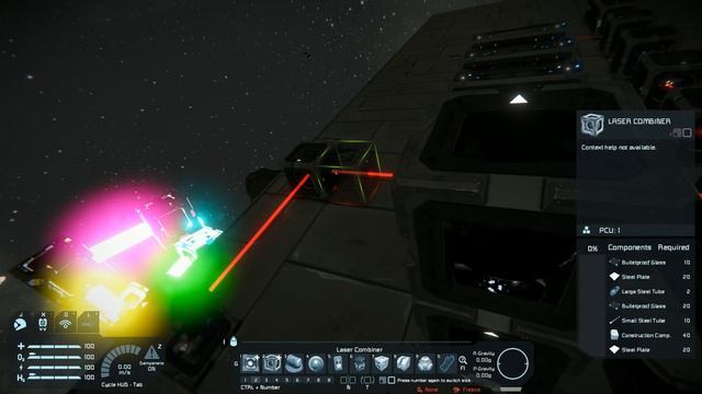 Space Engineers: MOD Beam System (Laser Combine Intro) смотреть онлайн
