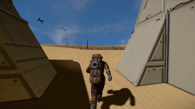 Imperial Star Destroyer & Tie Squadron Vs Secret Rebel Base - Space Engineers смотреть онлайн