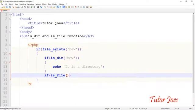 Directory Function (Isdir) In PHP Tamil смотреть онлайн