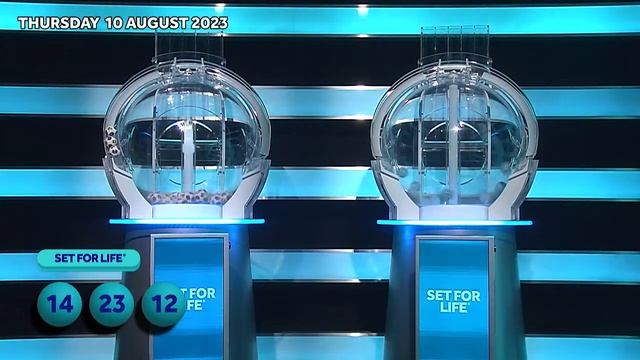 The National Lottery Set For Life draw results from Thursday 10 August 2023 смотреть онлайн