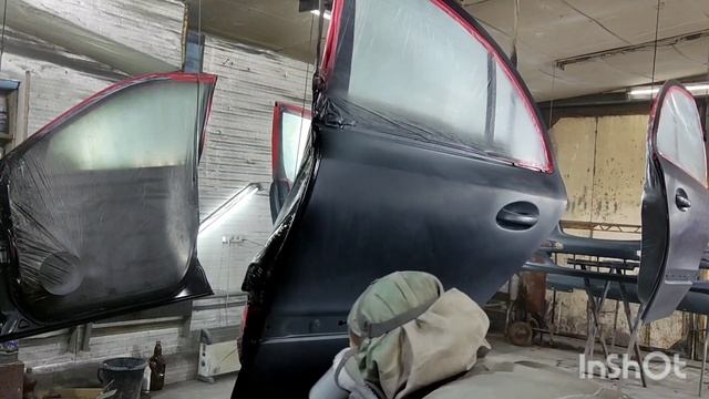 Косяк покраска последних элементов мерс (часть 11) смотреть онлайн