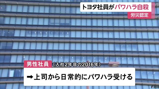 トヨタ自動車でパワハラ自殺　労災認定　愛知県豊田市 смотреть онлайн