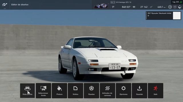 GT Sport - Diseño Mazda RX7 FC Ryosuke Takahashi Initial D смотреть онлайн