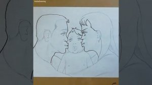 Как нарисовать Маму, Папу и Ребёнка легко для начинающих!