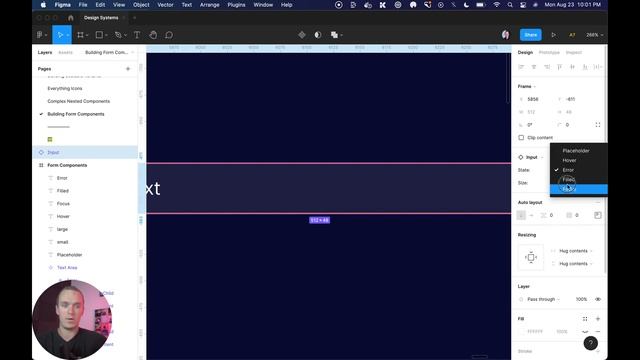 How to build a scalable form system in Figma using nested components смотреть онлайн