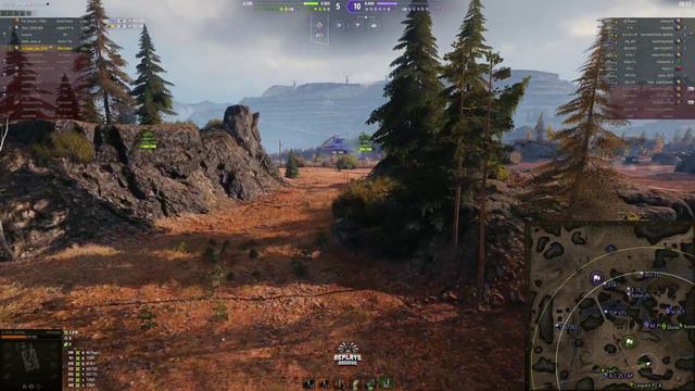 Bat.-Châtillon Bourrasque - No Escape / 10 Frags, 8395 Damage, 2326 Exp., Tundra, World Of Tanks